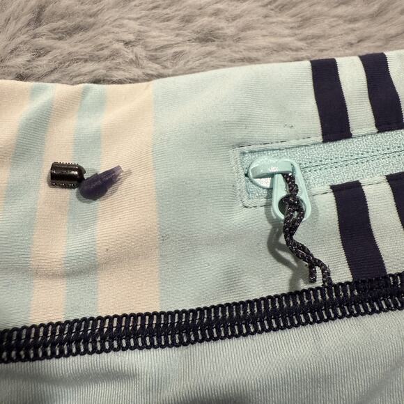 Lululemon Pants Womens 10 Purple Black Pace Rival Crop Activewear Side Pockets - Picture 6 of 11